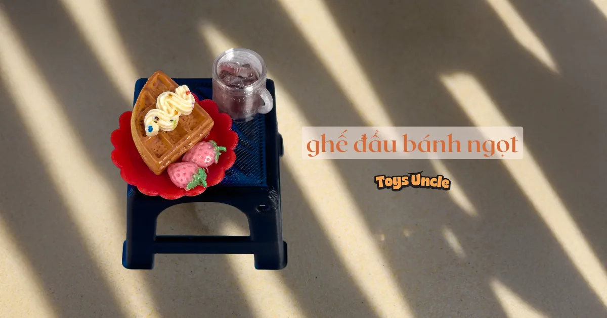Bánh kếp tí hon — những chiếc ghế đẩu tráng miệng ngọt ngào