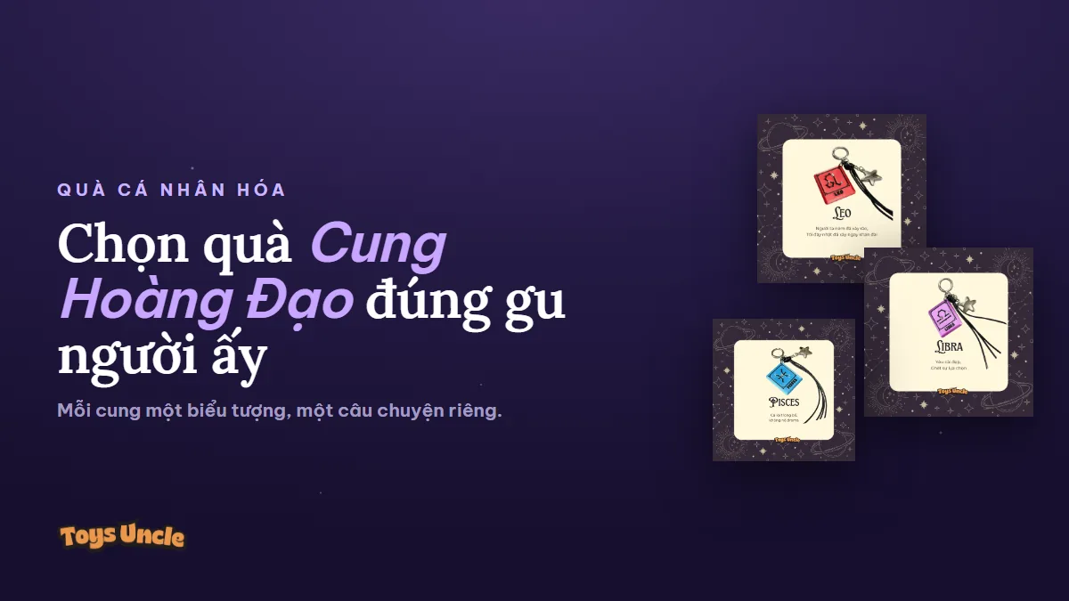 Chọn quà cung hoàng đạo đúng gu người ấy